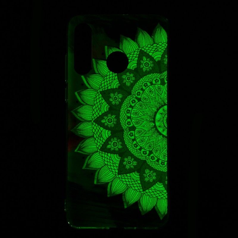 Etui Huawei P30 Lite Mandala W Kolorze Fluorescencyjnym Etui Ochronne