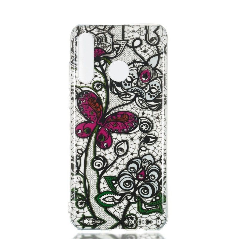 Etui Huawei P30 Lite Motyl I Koronka