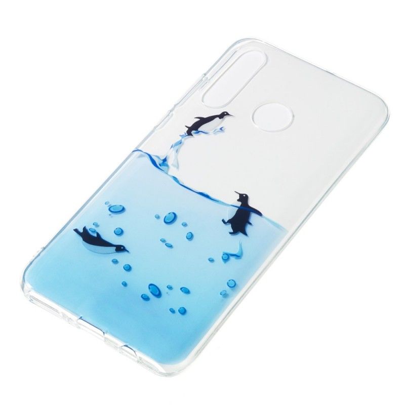 Etui Huawei P30 Lite Przezroczysta Gra W Pingwiny