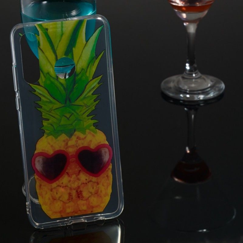 Etui Huawei P30 Lite Przezroczysty Ananas Incognito