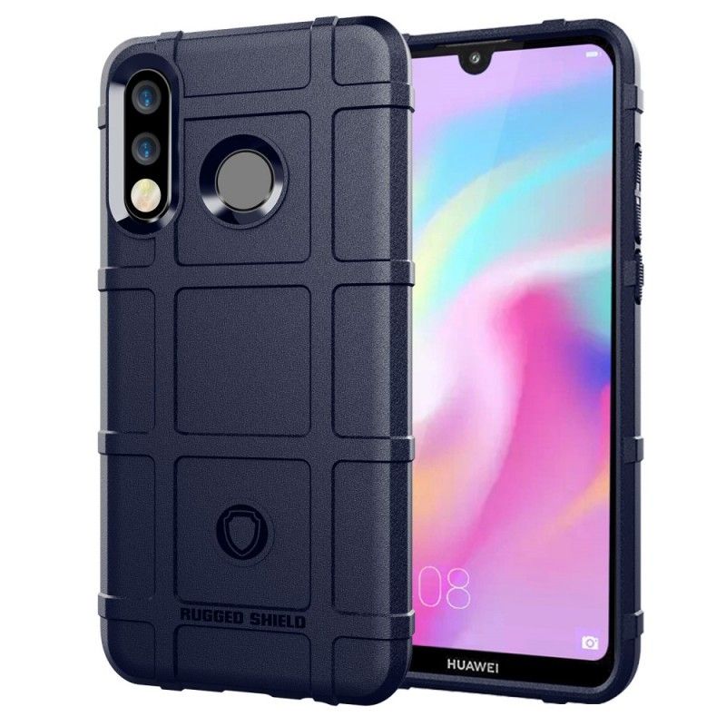 Etui Huawei P30 Lite Szary Czarny Wytrzymała Tarcza Etui Ochronne