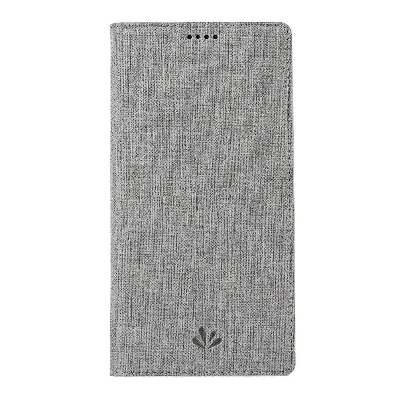 Flip Kotelot Huawei P30 Lite Szary Czarny Teksturowane