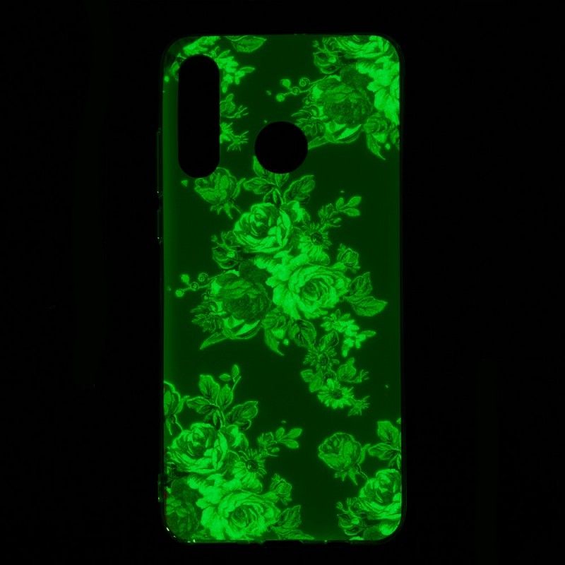 Futerały Huawei P30 Lite Etui na Telefon Fluorescencyjne Kwiaty Wolności