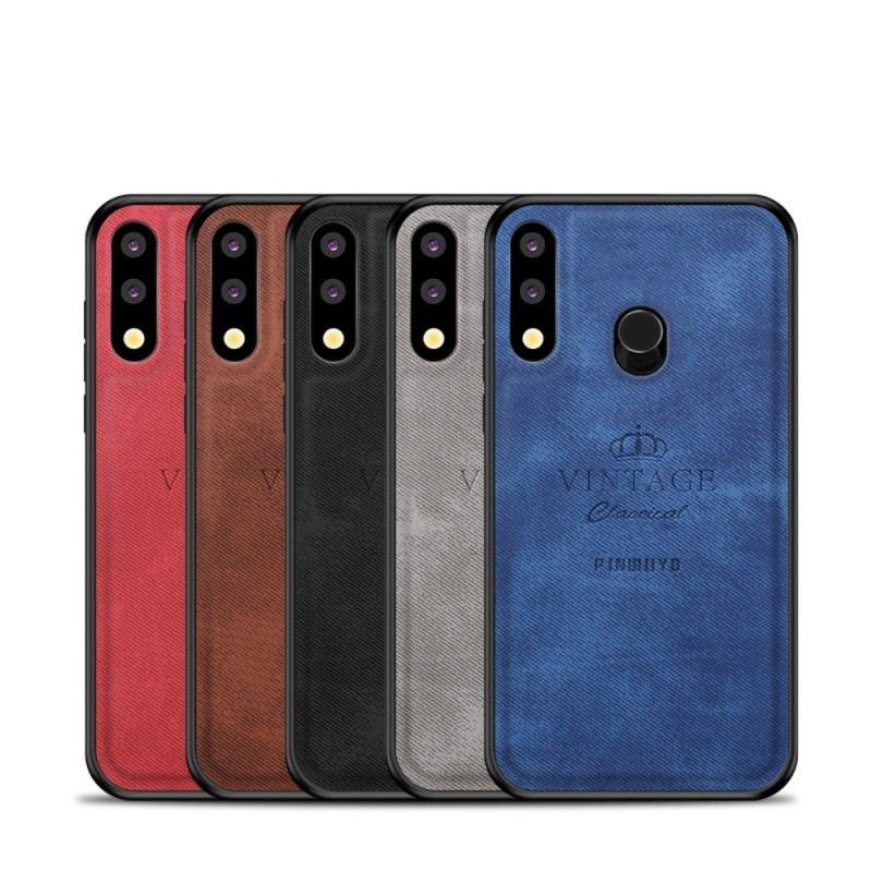 Futerały Huawei P30 Lite Szary Czarny Etui na Telefon Honorowy Rocznik