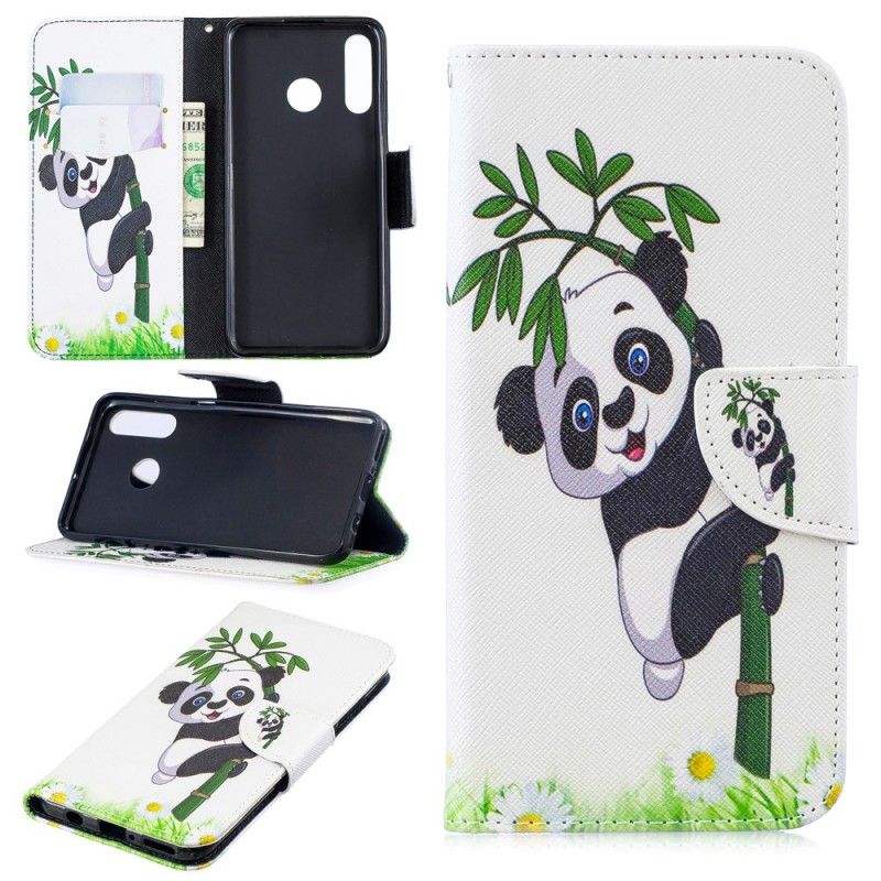 Obudowa Huawei P30 Lite Etui na Telefon Panda Na Bambusie