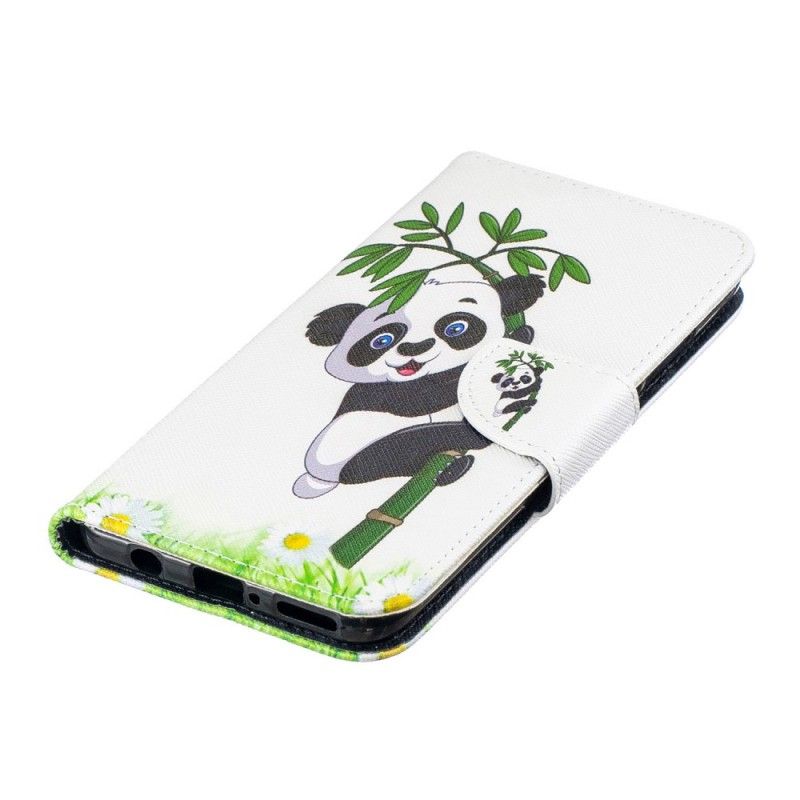 Obudowa Huawei P30 Lite Etui na Telefon Panda Na Bambusie