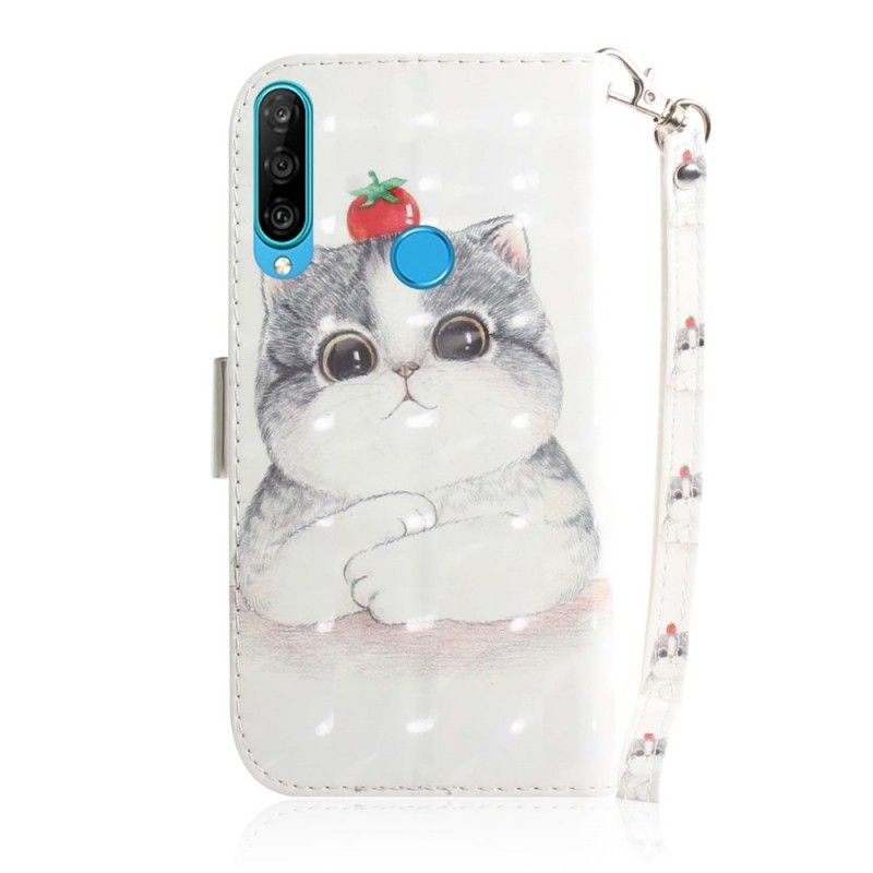 Obudowa Huawei P30 Lite Etui na Telefon Pomidor Na Stringach Cat