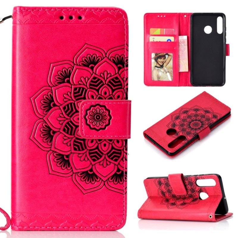 Pokrowce Huawei P30 Lite Szary Czarny Elegancka Mandala