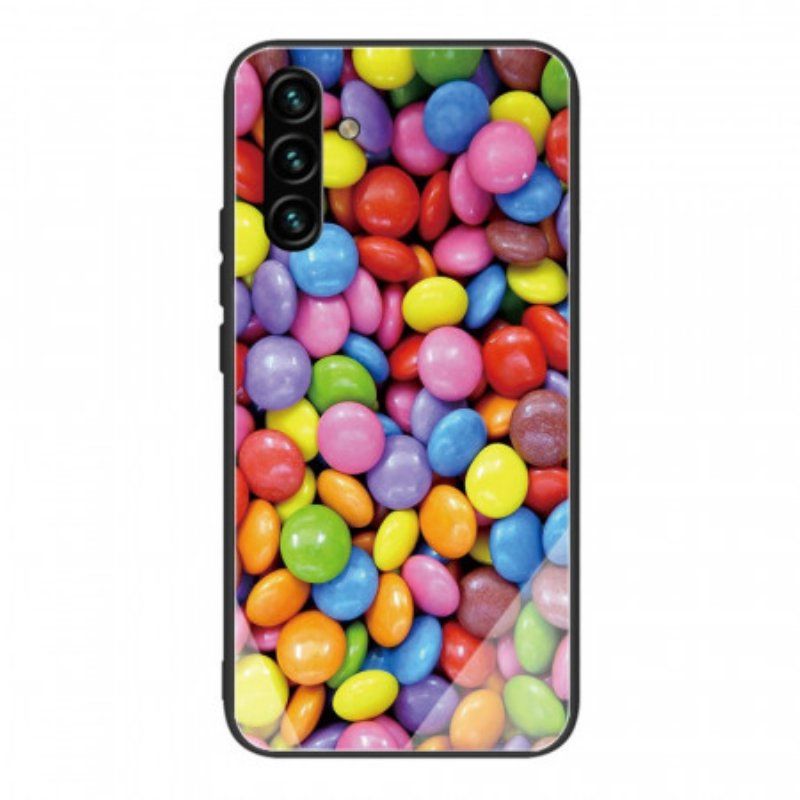 Etui do Samsung Galaxy A13 5G / A04s Cukierki Ze Szkła Hartowanego