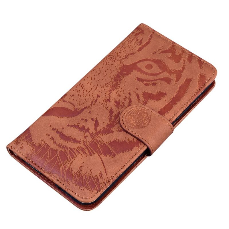 Etui Folio Oppo Reno 12 5g Ślad Tygrysa Etui Ochronne