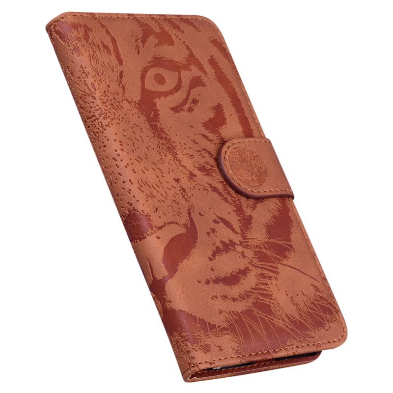 Etui Folio Oppo Reno 12 5g Ślad Tygrysa Etui Ochronne