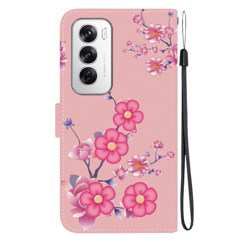 Pokrowce Oppo Reno 12 5g Sakura Z Paskiem