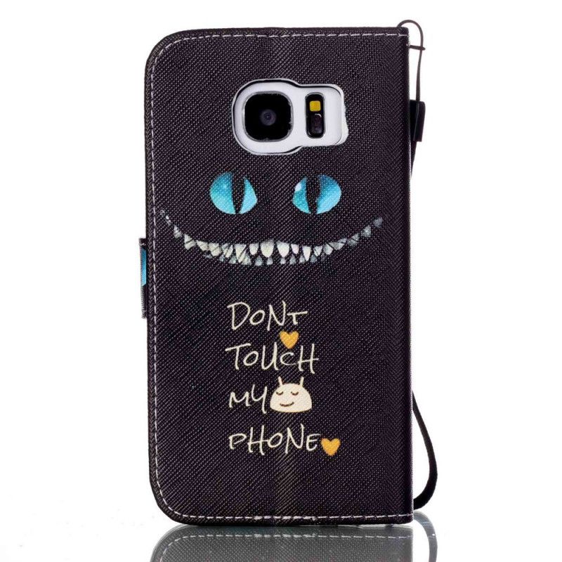 Etui Folio Samsung Galaxy S7 Złośliwy Kot Etui Ochronne