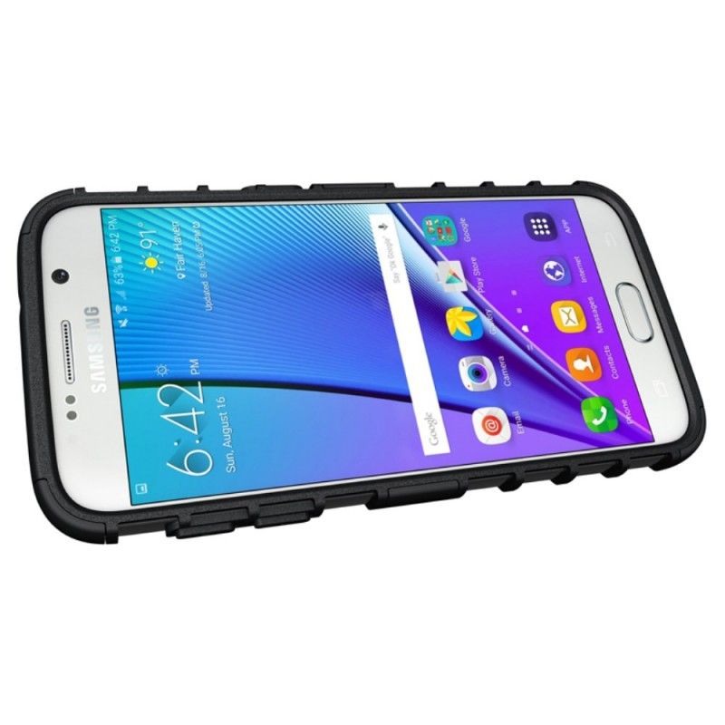 Etui Samsung Galaxy S7 Biały Czarny Ultra Odporny