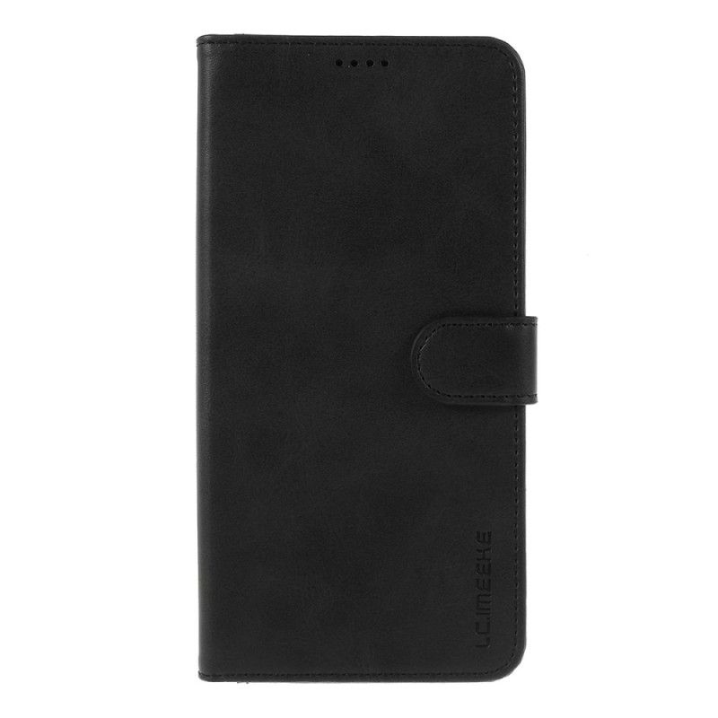 Etui Folio Samsung Galaxy S10 5G Szary Czarny Imitacja Skóry Lc.Imeeke Etui Ochronne