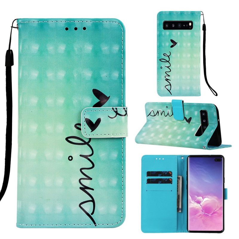 Etui Folio Samsung Galaxy S10 5G Uśmiech Etui Ochronne