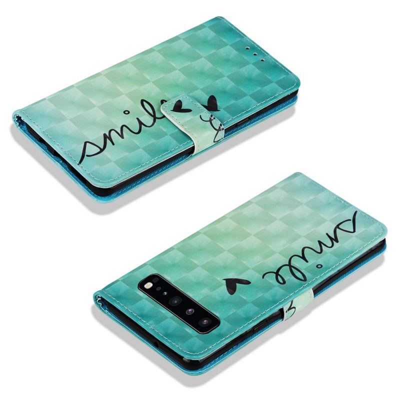 Etui Folio Samsung Galaxy S10 5G Uśmiech Etui Ochronne