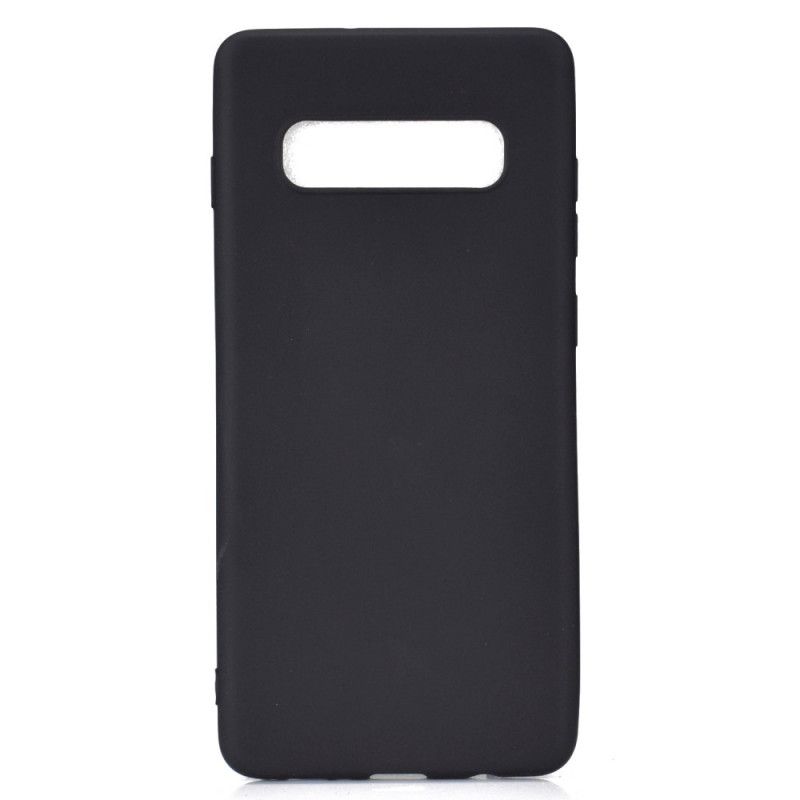 Etui Samsung Galaxy S10 5G Biały Czarny Matowy Silikon