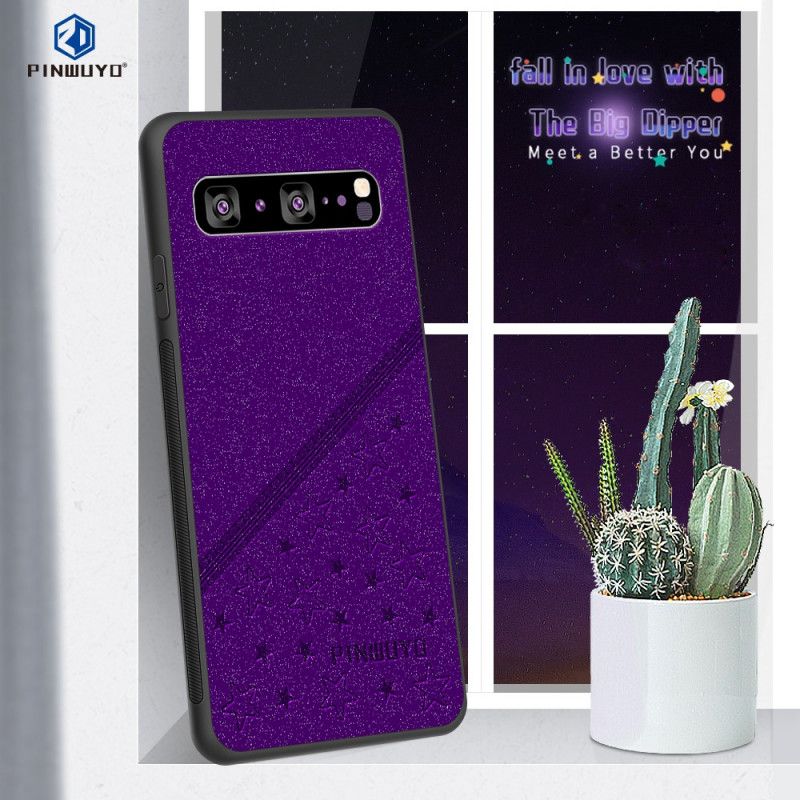 Etui Samsung Galaxy S10 5G Czerwony Czarny Szczęśliwa Seria Pinwuyo