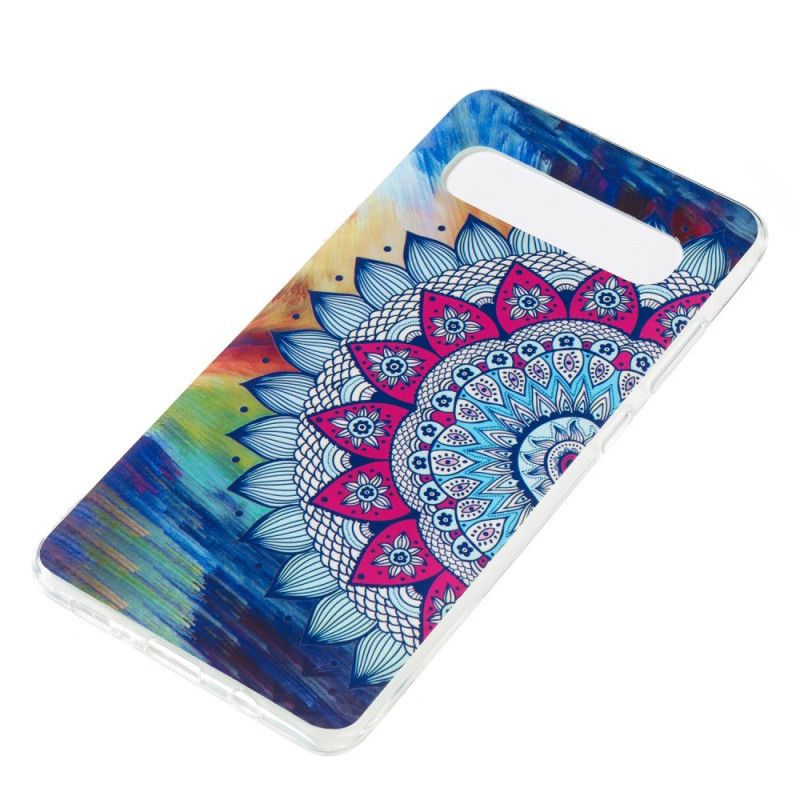 Etui Samsung Galaxy S10 5G Mandala W Kolorze Fluorescencyjnym Etui Ochronne