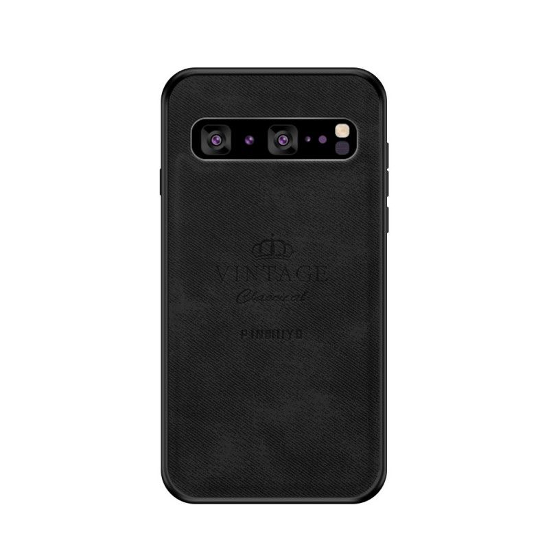 Futerały Samsung Galaxy S10 5G Brązowy Szary Etui na Telefon Honorowy Rocznik Pinwuyo