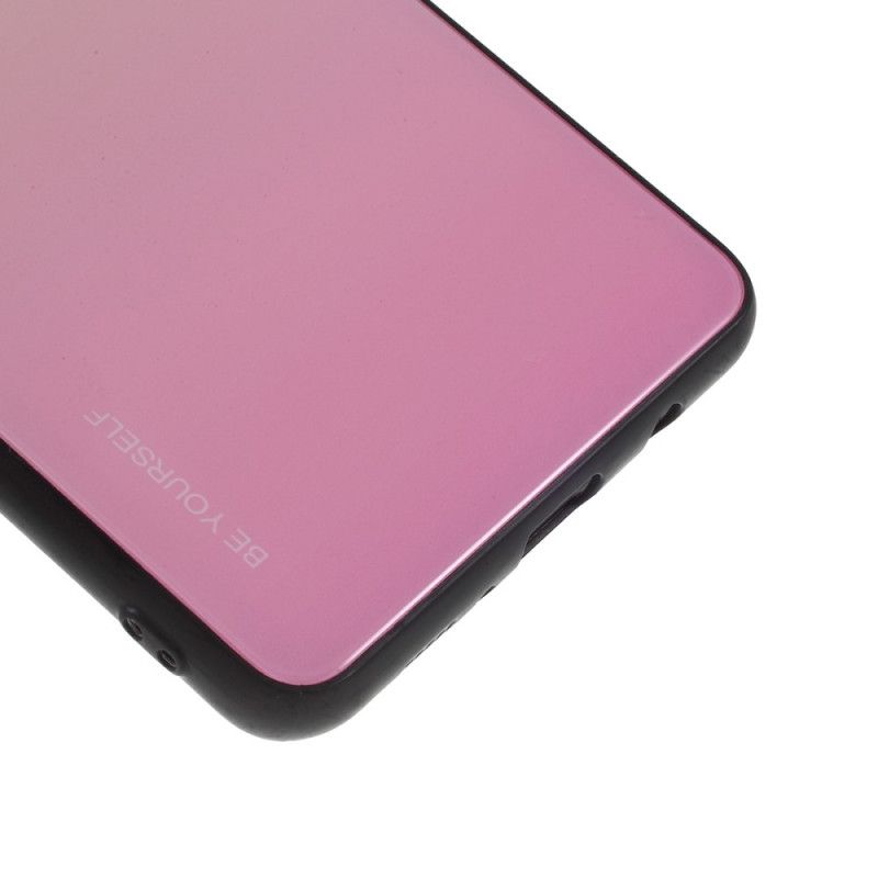 Futerały Samsung Galaxy S10 5G Magenta Czerwony Bądź Sobą Ze Szkła Hartowanego