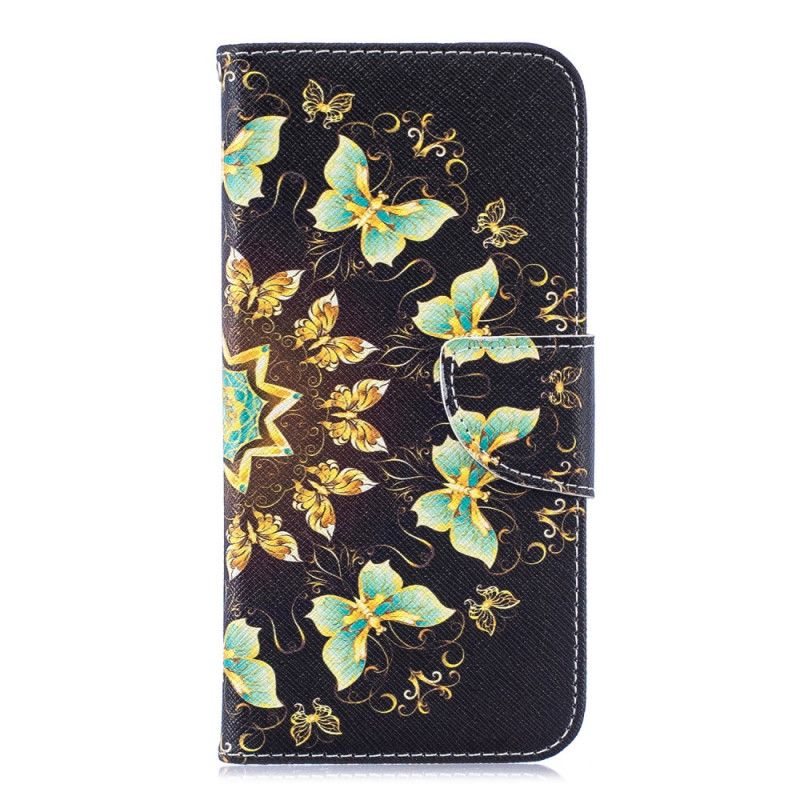 Etui Folio Honor 8A Mandala Motyla Etui Ochronne