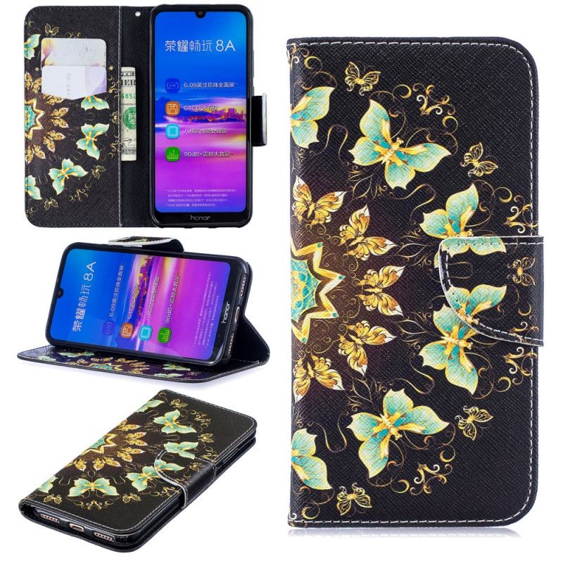 Etui Folio Honor 8A Mandala Motyla Etui Ochronne