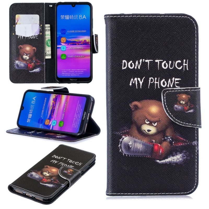 Etui Folio Honor 8A Niebezpieczny Niedźwiedź Etui Ochronne