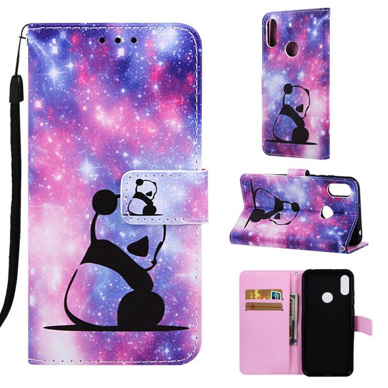 Etui Folio Honor 8A Panda Stringi Rozmyślania