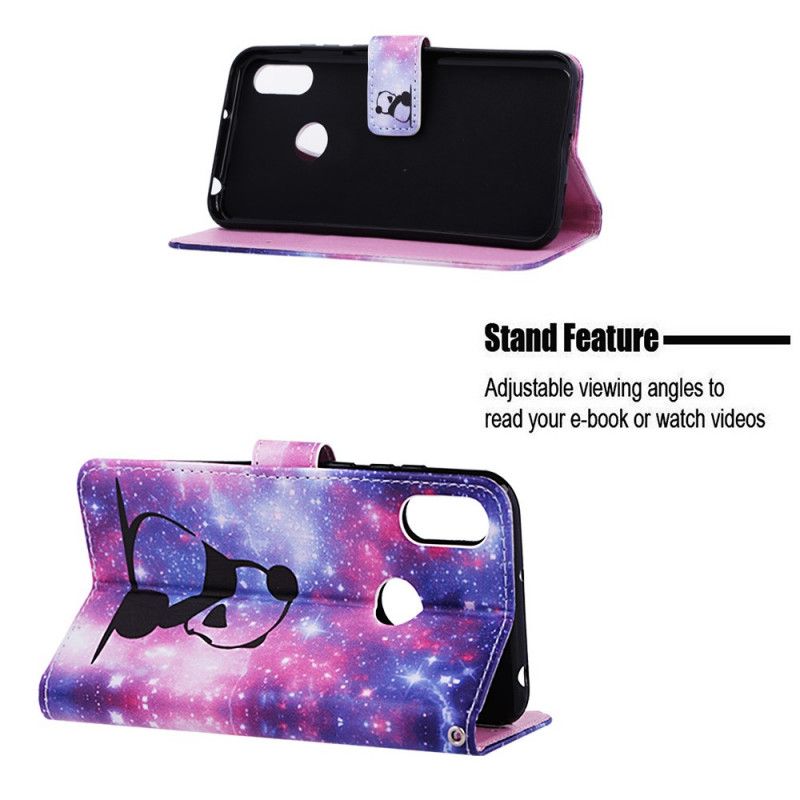 Etui Folio Honor 8A Panda Stringi Rozmyślania