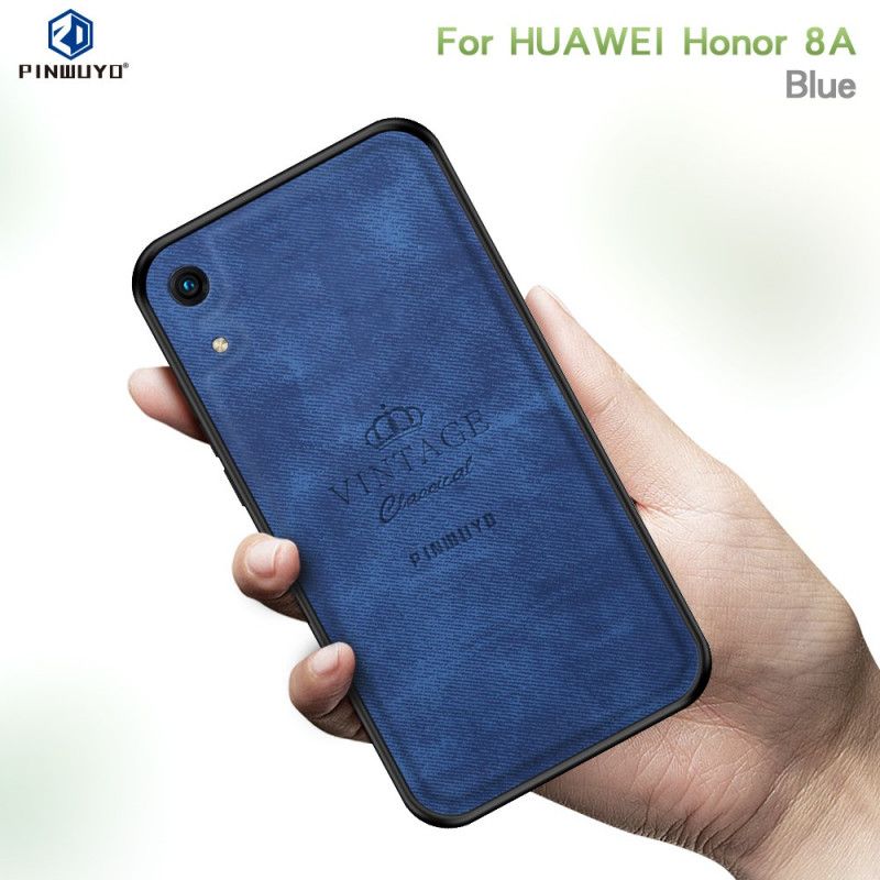 Etui Honor 8A Szary Czarny Honorowy Rocznik Pinwuyo