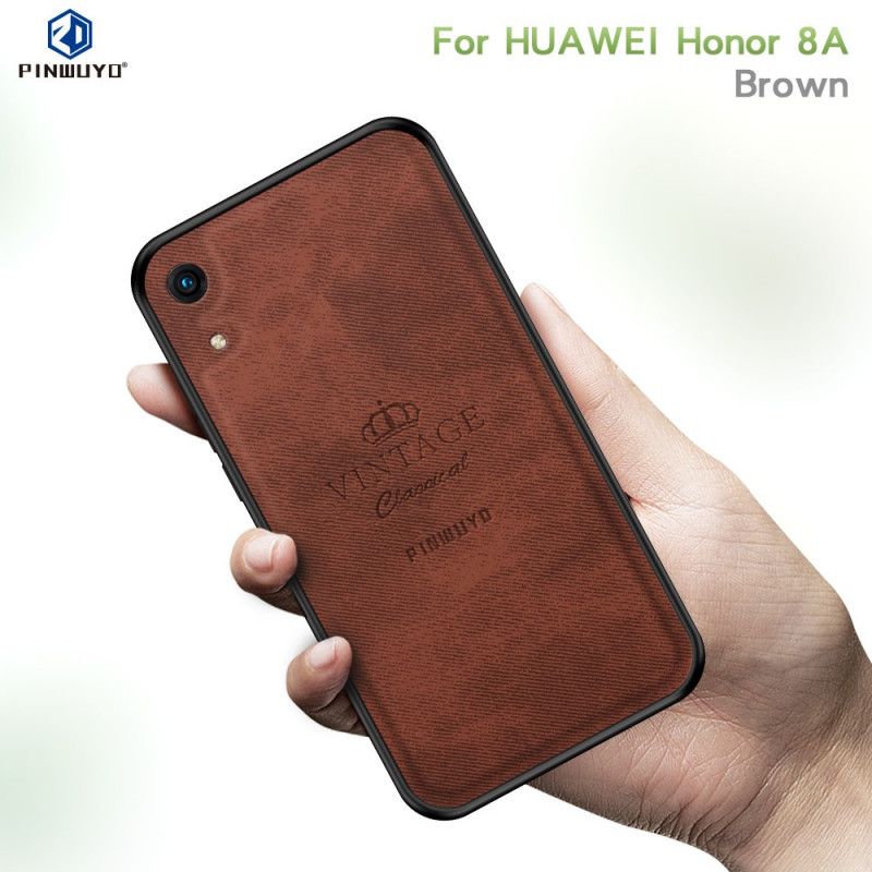 Etui Honor 8A Szary Czarny Honorowy Rocznik Pinwuyo