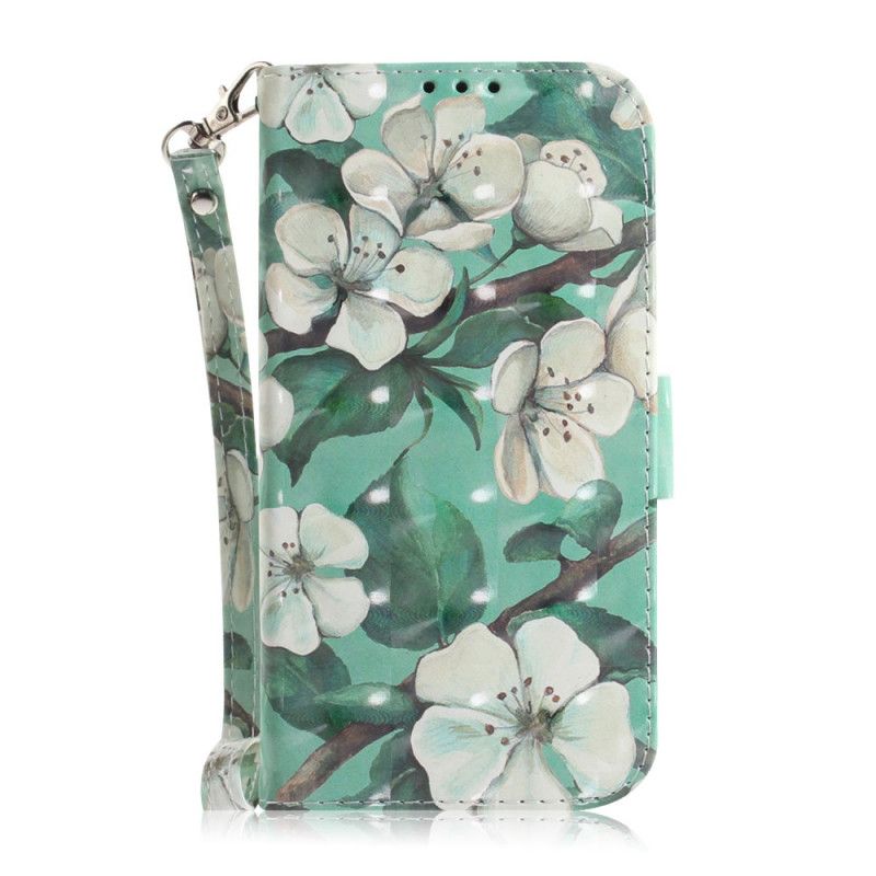 Etui Folio Xiaomi Mi A3 Kwitnąca Gałąź Ze Stringami Etui Ochronne