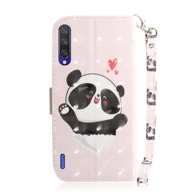 Etui Folio Xiaomi Mi A3 Miłość Pandy Ze Stringami