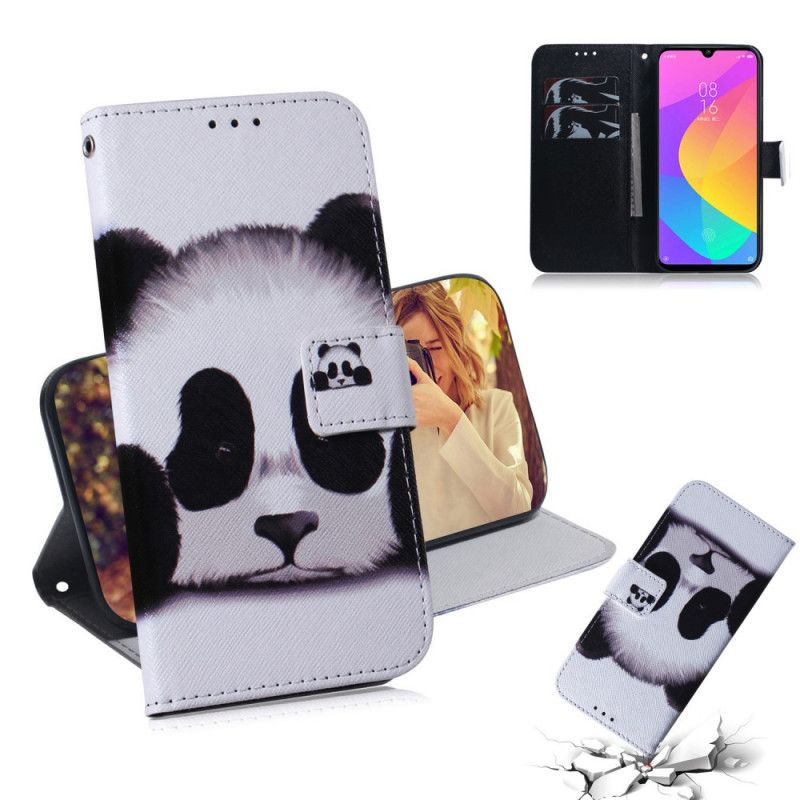 Etui Folio Xiaomi Mi A3 Twarz Pandy Etui Ochronne