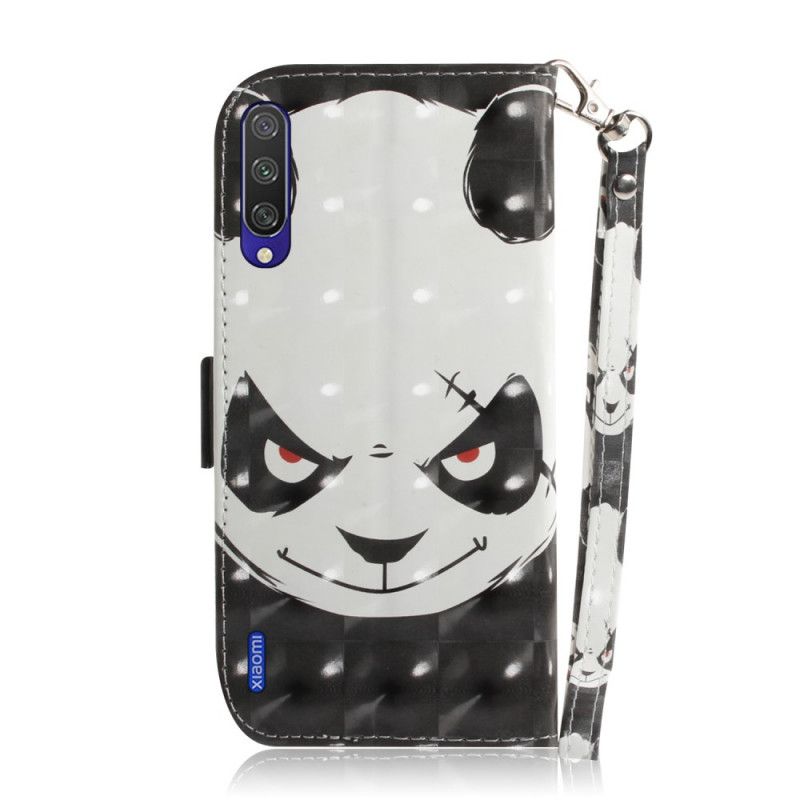 Etui Folio Xiaomi Mi A3 Wściekła Panda Ze Stringami Etui Ochronne