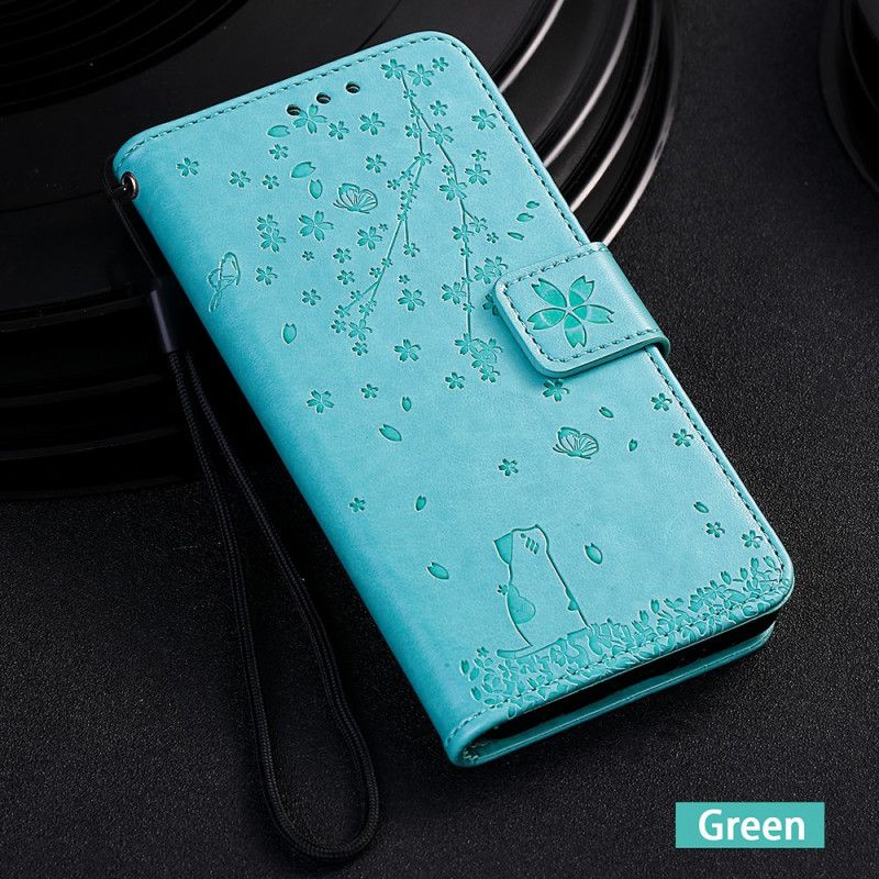 Etui Folio Xiaomi Mi A3 Zaduma Stringów Etui Ochronne