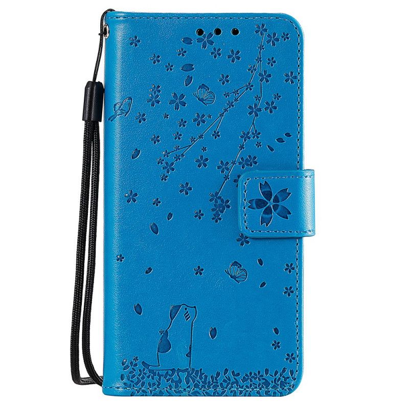 Etui Folio Xiaomi Mi A3 Zaduma Stringów Etui Ochronne