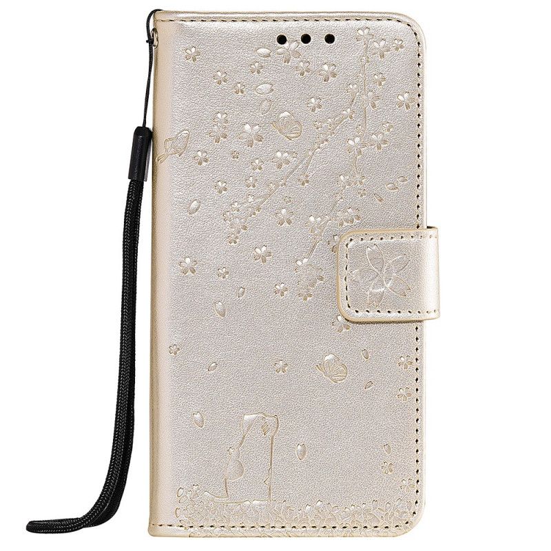 Etui Folio Xiaomi Mi A3 Zaduma Stringów Etui Ochronne