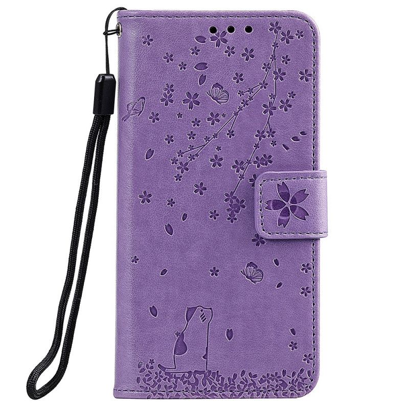 Etui Folio Xiaomi Mi A3 Zaduma Stringów Etui Ochronne