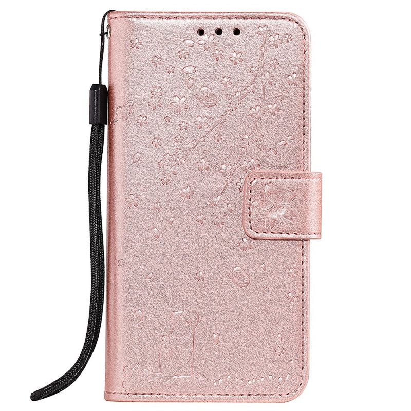 Etui Folio Xiaomi Mi A3 Zaduma Stringów Etui Ochronne