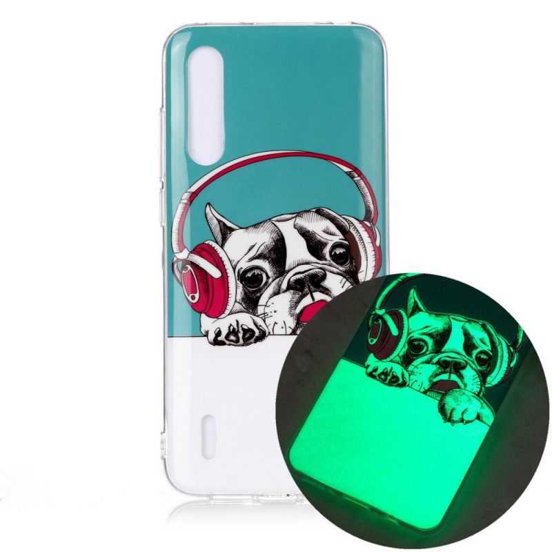 Etui Xiaomi Mi A3 Fluorescencyjny Pies