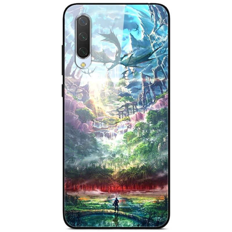 Etui Xiaomi Mi A3 Niebiańskie Szkło Hartowane