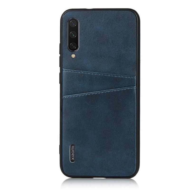 Etui Xiaomi Mi A3 Podwójne Etui Na Karty O Fakturze Skóry