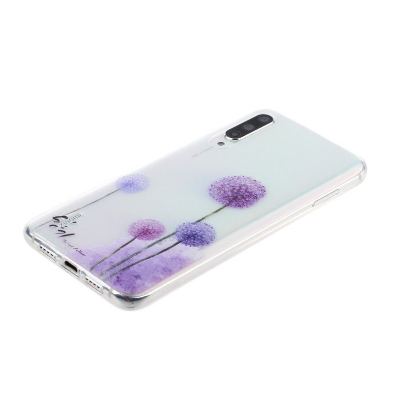 Etui Xiaomi Mi A3 Przezroczyste Kolorowe Mlecze