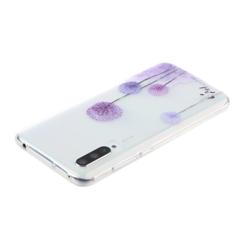 Etui Xiaomi Mi A3 Przezroczyste Kolorowe Mlecze