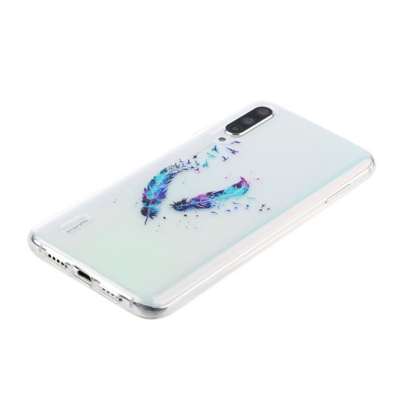 Etui Xiaomi Mi A3 Przezroczyste Pióra Etui Ochronne