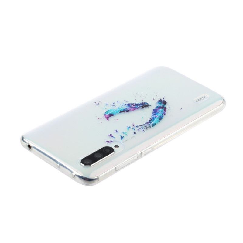 Etui Xiaomi Mi A3 Przezroczyste Pióra Etui Ochronne