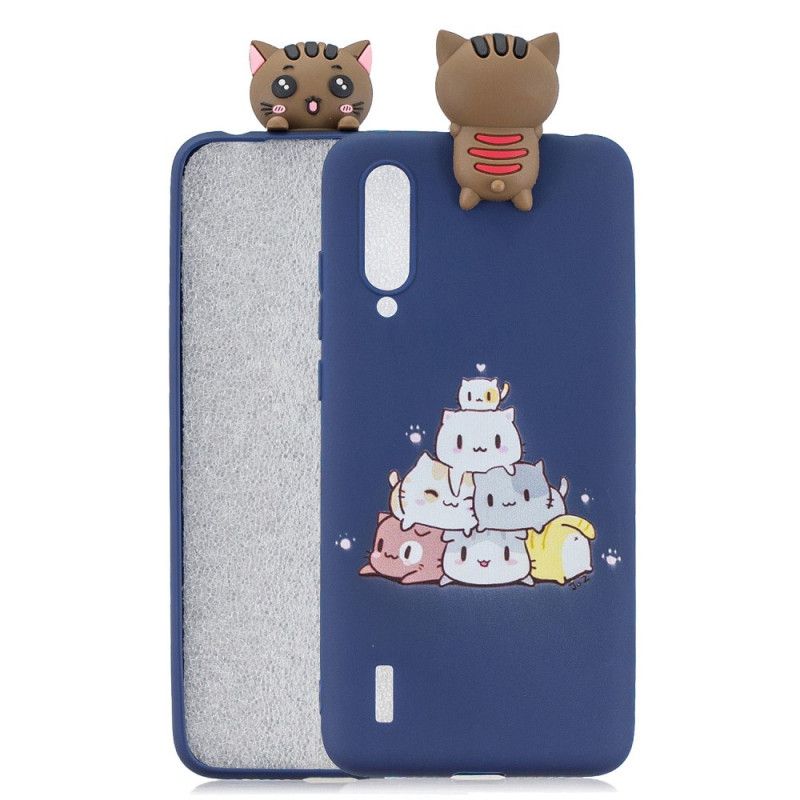 Etui Xiaomi Mi A3 Stos Kotów 3D Etui Ochronne